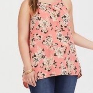 Torrid orange flower top